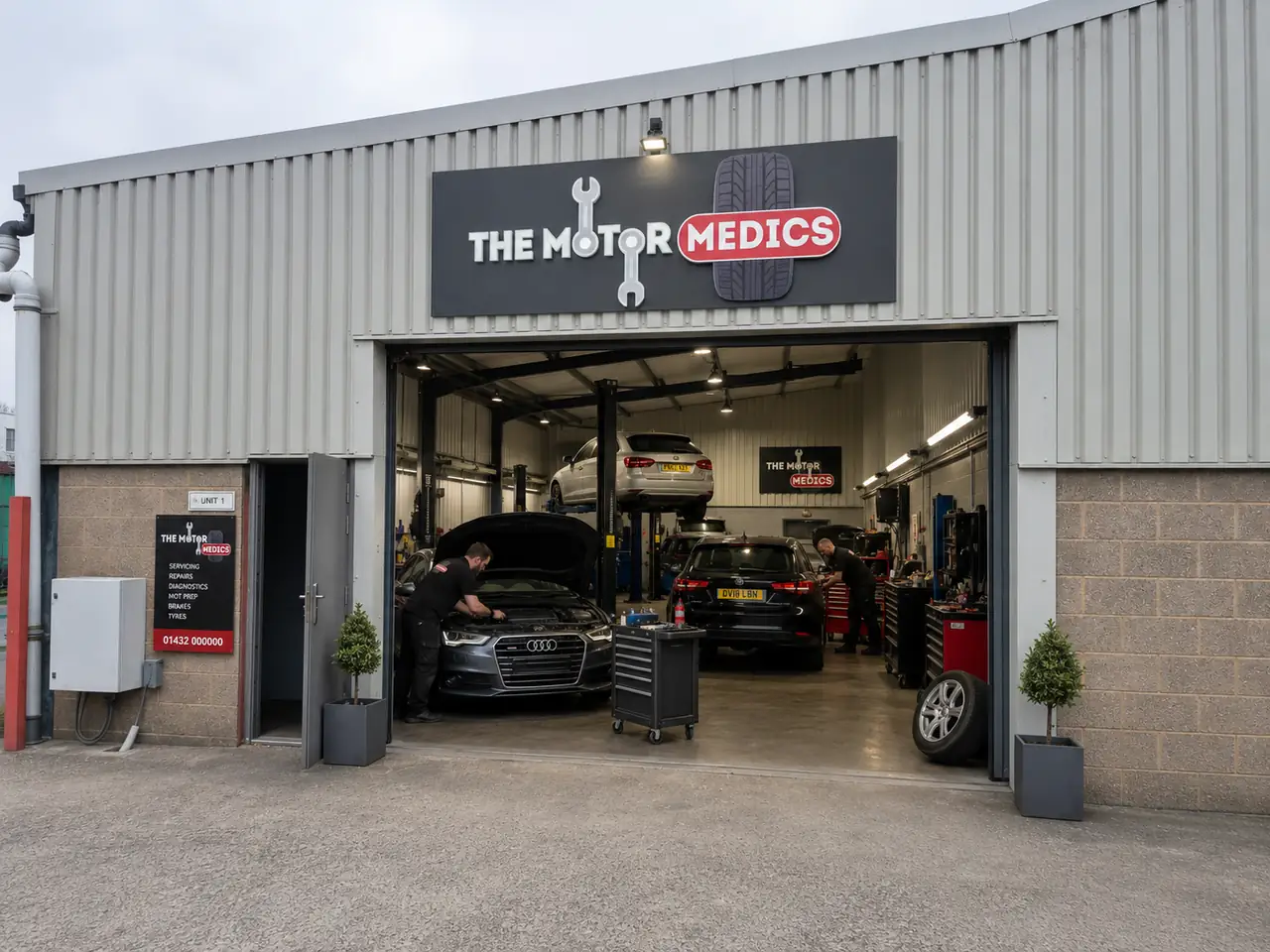 The Motor Medics Coventry Workshop Outside
